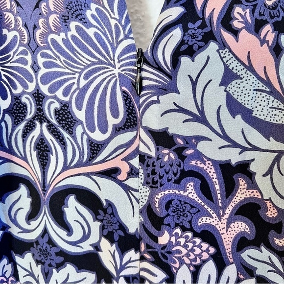 - Greylin Morris silk crepe romper blue and pink - Picture 9 of 12